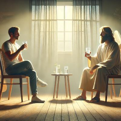 Conversation between a common man and a God's messenger by TTS Tea Time Stories