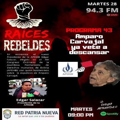 Programa 43 Amparo Carvajal ya vete a descansar..
