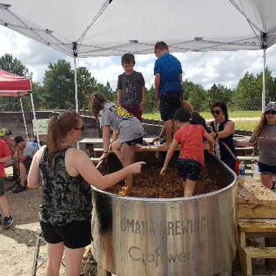 Wine Stomping at Omaha Brewing Company