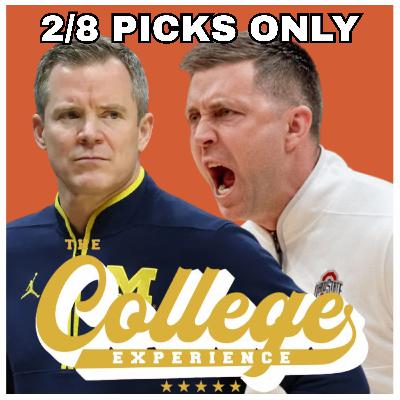 College Basketball PICKS ONLY - Sunday, February 8th | TCE Trims (Ep. 1128)