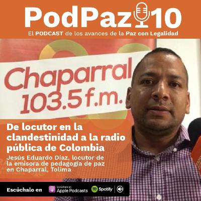 De locutor en la clandestinidad a la radio pública de Colombia