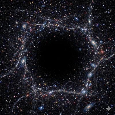 1770 - Los grandes vacios cósmicos podrían contener las claves para entender varios misterios de la cosmología - Episodio exclusivo para mecenas 1770 - Los grandes vacios cósmicos podrían contener las claves para entender varios misterios de la cosmología - Episodio exclusivo para mecenas