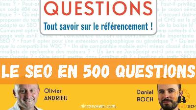 Avis « Le SEO en 500 questions » de Daniel Roch et Olivier Andrieu Avis « Le SEO en 500 questions » de Daniel Roch et Olivier Andrieu