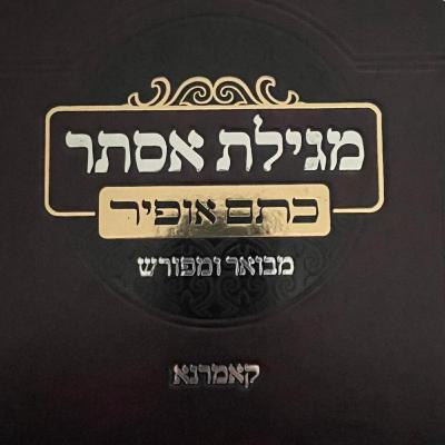 Megillat Esther - L02Y24 - Rabbi of Komarno - lesson 2 - 2024