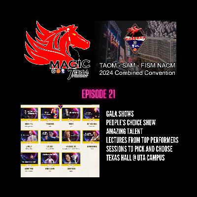 Ep. 21. Shows and Sessions and Lectures, Oh My!