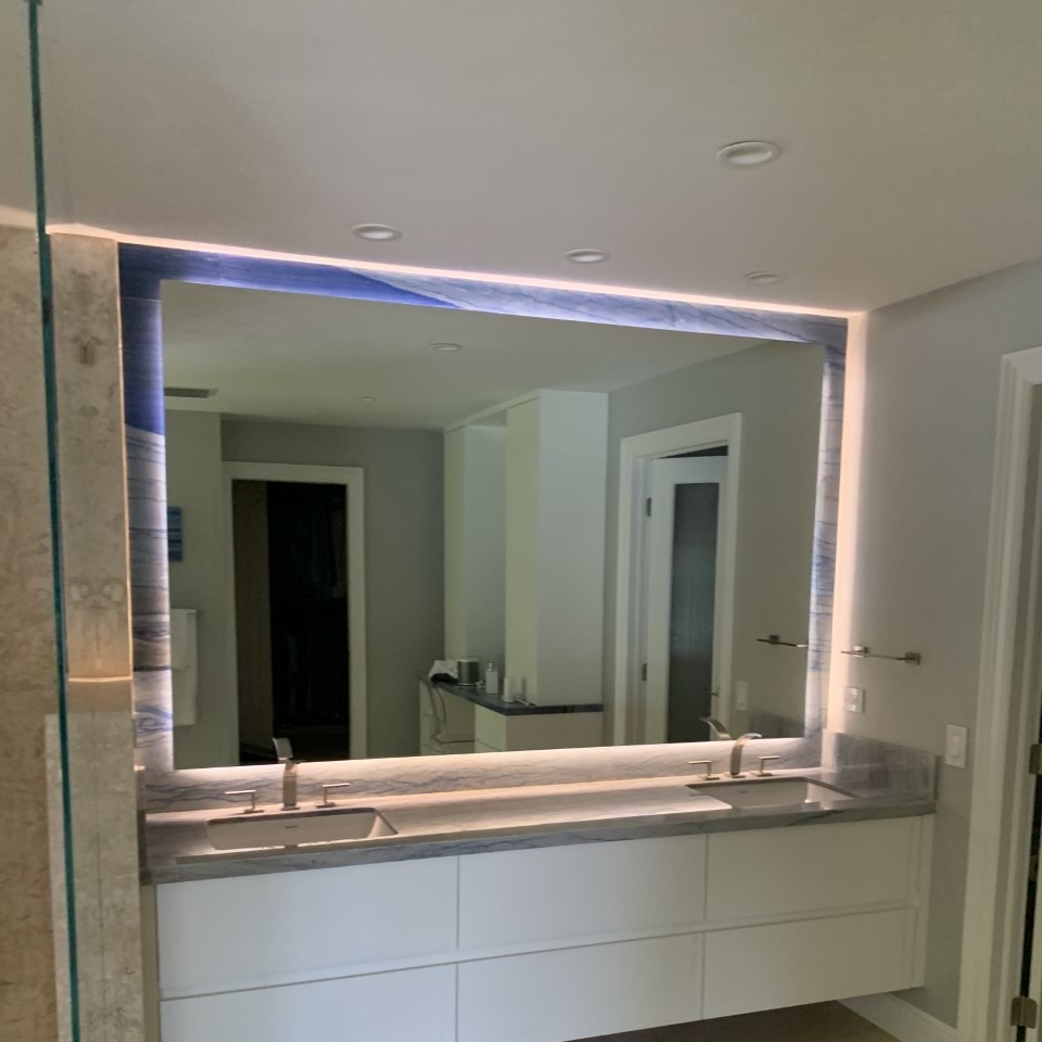 Frameless Vanity Mirror