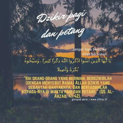 Menikmati Dzikir Pagi dan Petang Menikmati Dzikir Pagi dan Petang