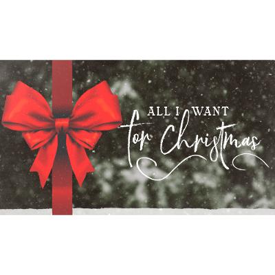 All I Want For Christmas - Is Someone to Rescue Me