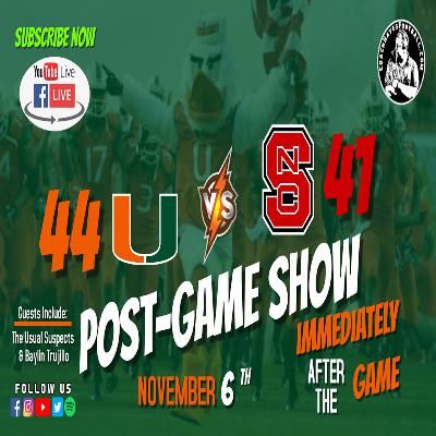 Post-Game Show: 2020 Miami Hurricanes vs North Carolina Wolfpack (CHFB LIVE) Post-Game Show: 2020 Miami Hurricanes vs North Carolina Wolfpack (CHFB LIVE)