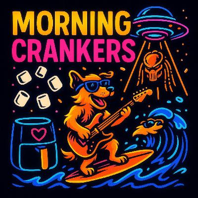 "Aliens, Air Fryers & Surfing Dogs: Mayday Mayhem on Morning Crankers!"