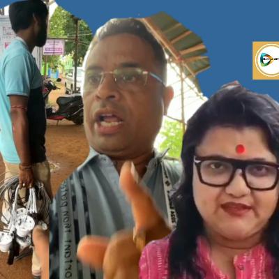 সিসিটিভি ক্যামেরা খোলা নিয়ে বিতর্ক,স্ট্রং রুমের থেকে ইভিএম বদলের অভিযোগ তুলে সরব সৌমিত্র।