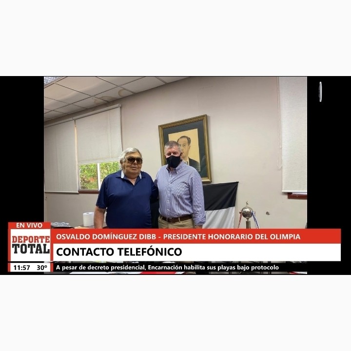 🔊 #AUDIO | Entrevista a Osvaldo Domínguez Dibb, Presidente Honorario de Olimpia