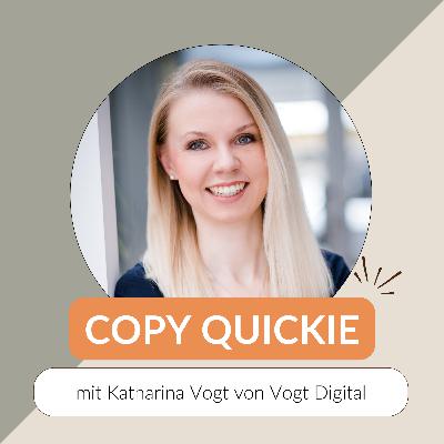 #103 Was KI für Copywriterinnen bedeutet | im Interview mit Katharina Vogt #103 Was KI für Copywriterinnen bedeutet | im Interview mit Katharina Vogt