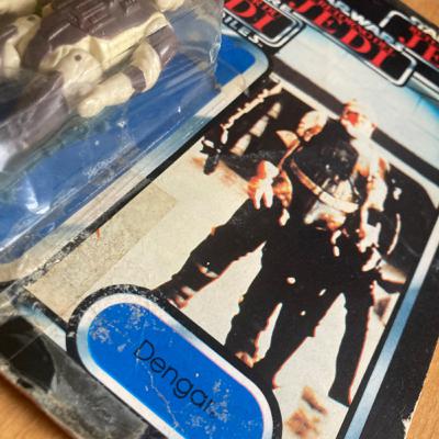 Trésors de la Guerre des Étoiles : Dengar en blister Trilogo vers 1984-85 Trésors de la Guerre des Étoiles : Dengar en blister Trilogo vers 1984-85