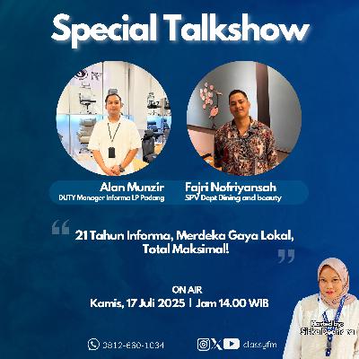 Specia Talkshow Informa "21 Tahun Informa, Merdeka Gaya Lokal, Total Maksimal"
