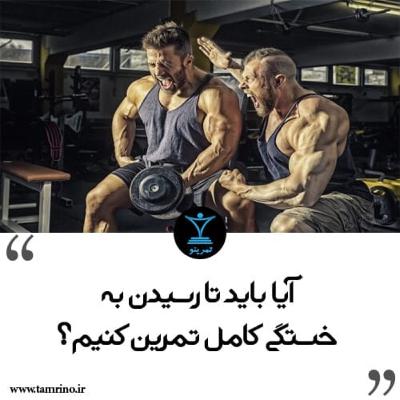 راهنمای جامع رسیدن به خستگی کامل در بدنسازی (هوش مصنوعی) راهنمای جامع رسیدن به خستگی کامل در بدنسازی (هوش مصنوعی)