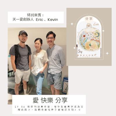 Ep.36 爸爸們現身分享:懷孕生產育兒成為父親的路上我們也是從新手爸爸晉升到2.0 來賓🙋🏻天一愛創辦人 Eric 、Kevin Ep.36 爸爸們現身分享:懷孕生產育兒成為父親的路上我們也是從新手爸爸晉升到2.0 來賓🙋🏻天一愛創辦人 Eric 、Kevin
