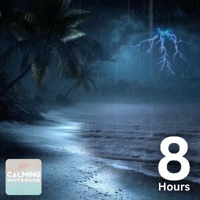 Heavy Ocean Rainstorm with Thunder Sounds for Sleeping | Cozy Sleep Sounds