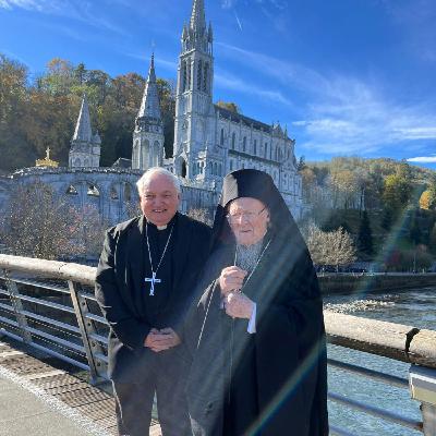 Les évêques de France reçoivent le Patriarche Bartholomée à Lourdes