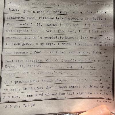 How shopping makes me feel - Midnight Typewriter [ENG]