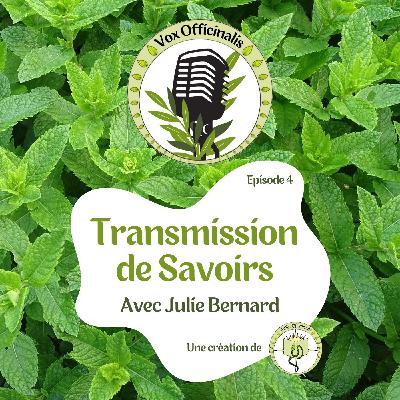 Transmission de savoirs avec Julie Bernard - 1 (S01-E04)