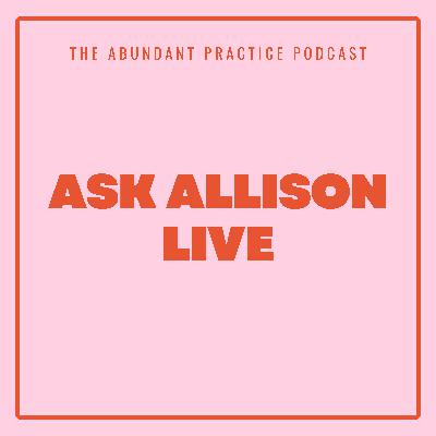 Episode #697: Ask Allison Live