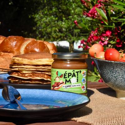 Épât'moi, pâte à tartiner saveur choco-noisette sans cacao Épât'moi, pâte à tartiner saveur choco-noisette sans cacao
