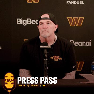 HC Dan Quinn | December 22, 2025 | Press Pass | Washington Commanders | NFL HC Dan Quinn | December 22, 2025 | Press Pass | Washington Commanders | NFL