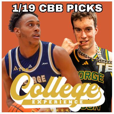 College Basketball Picks For January 19th (Ep. 1090)