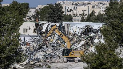 Israel demolishes UNRWA buildings in East Jerusalem