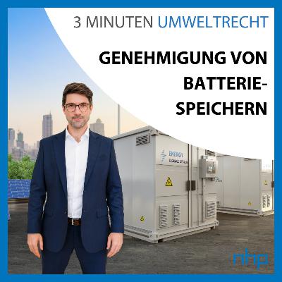 Genehmigung von Batteriespeichern | NHP Rechtsanwälte