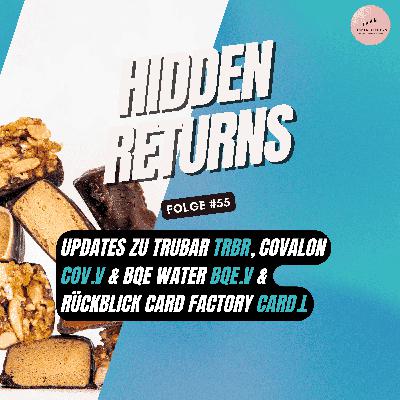 #55 - Updates zu TRUBAR ($TRBR), Covalon ($COV.V) & BQE Water ($BQE.V) & Rückblick Card Factory ($CARD.L)