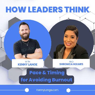 How Shronica Holmes Thinks About Pace & Timing for Avoiding Burnout