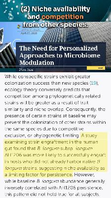 Why Probiotics Can’t Colonize the Gut Why Probiotics Can’t Colonize the Gut