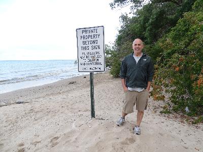 Shorewood resident takes Lake Michigan shoreline access to court