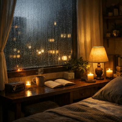 Indoor Rain Sounds | Sleep, Study, Relax | No Thunder 🌧️