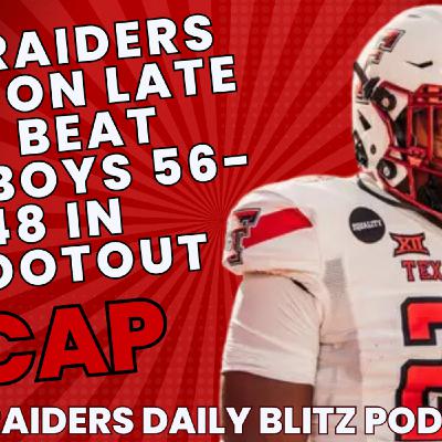 Red Raiders Hold On Late to Beat Cowboys 56-48 in Shootout