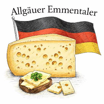 Allgäuer Emmentaler g.U.: Heumilch-Rohmilch aus dem Allgäu – große Löcher, mild-nussig & perfekt für Käseplatte