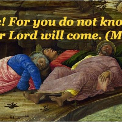 Stay Awake - Homily for First Sunday of Advent, Nov. 30, 2025