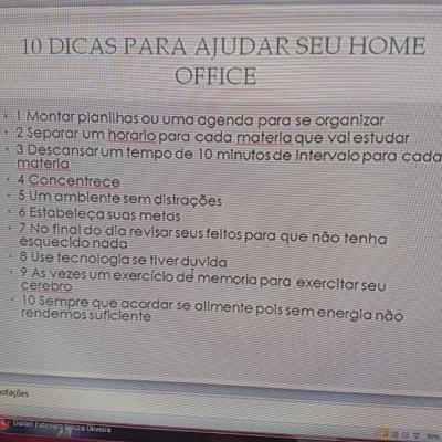 Dicas para home office