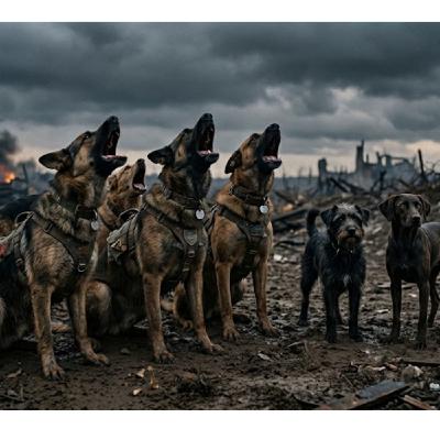 The dogs of war - mostly barking, one or two surprisingly quiet