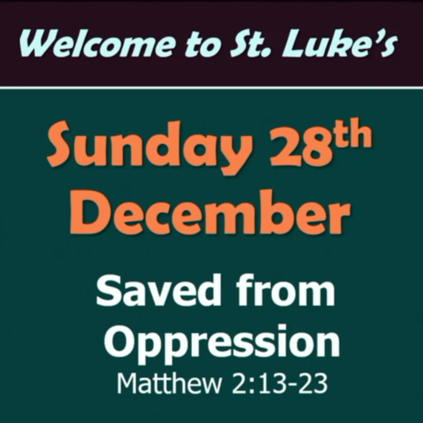 Joy out of Oppression (Matthew 2:13-23) Joy out of Oppression (Matthew 2:13-23)