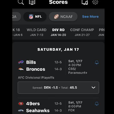 Divisional playoffs 2026 who you got??