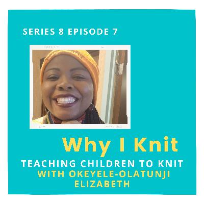 Teaching children to knit with Okeyele-Olatunji Elizabeth
