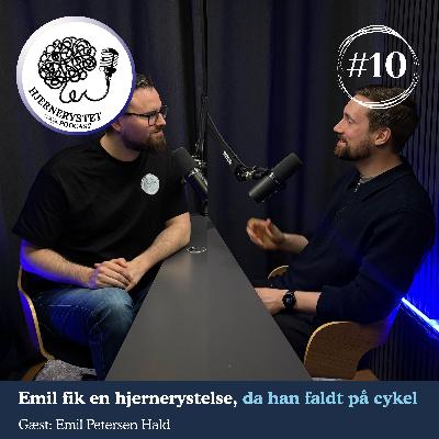 Emil fik en hjernerystelse, da han faldt på cykel