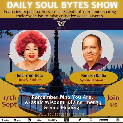 Remember Who You Are: Akashic Wisdom, Divine Energy & Soul Healing w/ Nimesh Radia Remember Who You Are: Akashic Wisdom, Divine Energy & Soul Healing w/ Nimesh Radia
