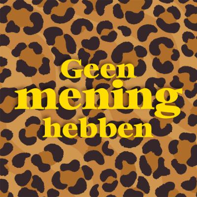 Taboe 13 - Geen mening hebben (met Rinus Van de Velde)