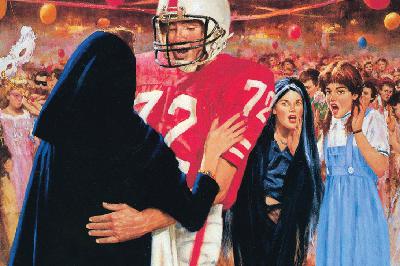 M22-Stacey and the Haunted Masquerade: “Teens Cavorting”