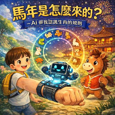 《馬年是怎麼來的？——AI 帶我認識生肖的規則》｜晚安故事時間