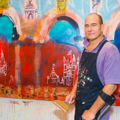 A Painted Journey - Artist Gregory Burns on his art of "going without knowing all the answers," living by faith, trust and moving through adversity & pain through self medicating with painting & sport A Painted Journey - Artist Gregory Burns on his art of "going without knowing all the answers," living by faith, trust and moving through adversity & pain through self medicating with painting & sport
